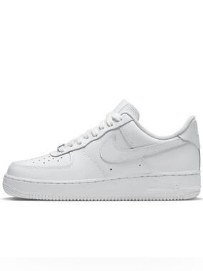 Nike Air Force 1 ’07 Triple White Sneakers – Women’s Size 8 – DD8959-100 Shoes